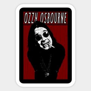 Vintage Retro Ozzy Osbourne Sticker